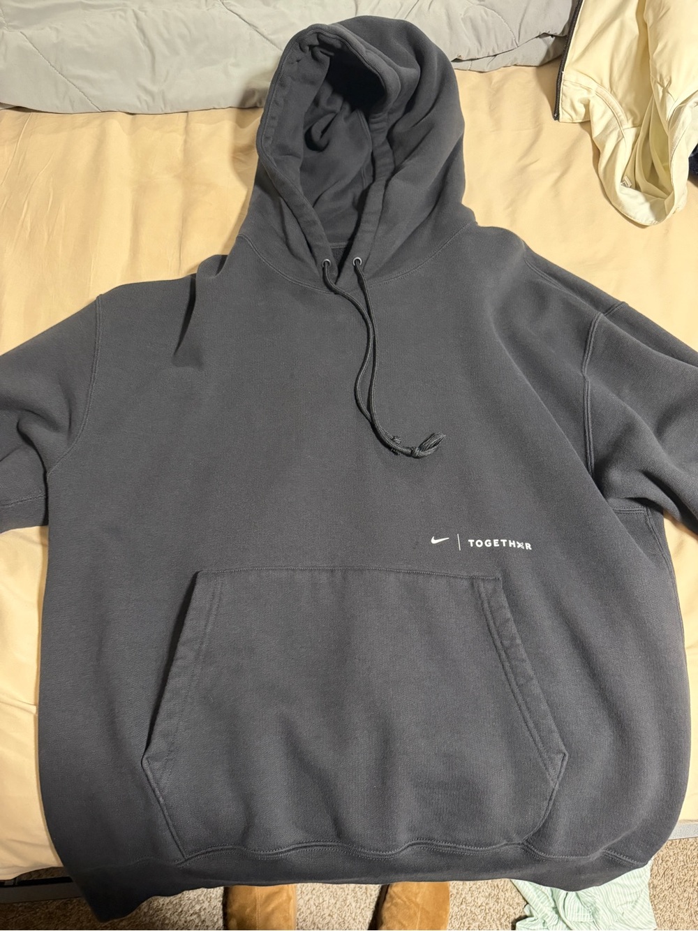 Nike Men’s Black Crewneck 'Together' Pullover Hoodie